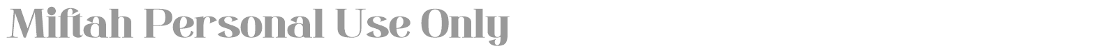 Miftah font preview